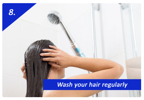 wash your hair regularly